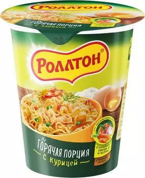 Лапша Роллтон с курицей 70г