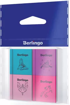 Ластик Berlingo Fairy Tales 4шт