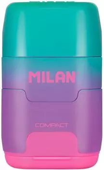 Ластик-точилка Milan Compact Sunset фиолетово-розовый