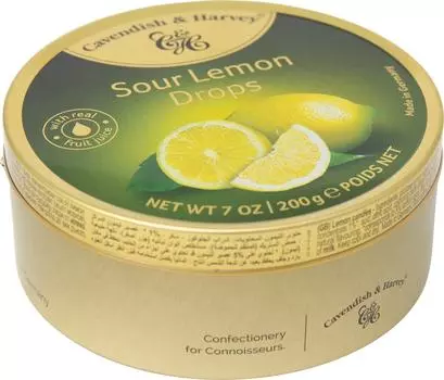 Леденцы Cavendish&amp;Harvey Sour Lemon 200г