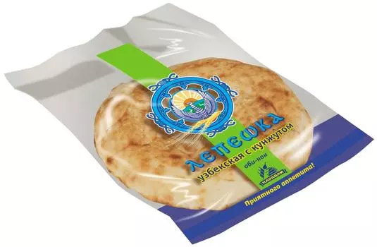 Лепешка Каравай Узбекская с кунжутом 200гс доставкой!