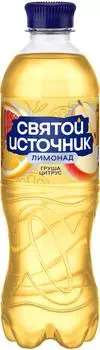 Лимонад Святой Источник Груша-Цитрус 500млс доставкой!