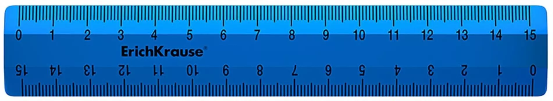 Линейка Erich Krause Ice Metallic 15см