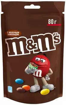 Конфеты M&M'S Драже c молочным шоколадом 80гс доставкой!
