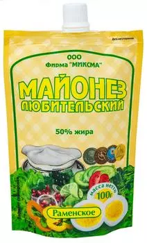 Майонез Миксма Любительский 50% 100г