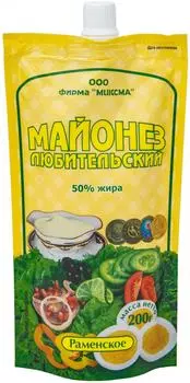 Майонез Миксма Любительский 50% 200г