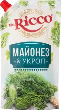 Майонез Mr. Ricco и Укроп 50% 375г