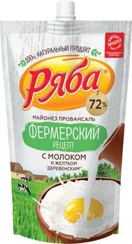 Майонез Ряба провансаль 72% 350г