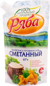 Майонез Ряба Провансаль Сметанный 67% 233г