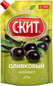 Майонез Скит Оливковый 67% 375мл