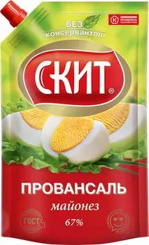 Майонез Скит Провансаль 67% 400мл - Vprok.ru Перекрёсток