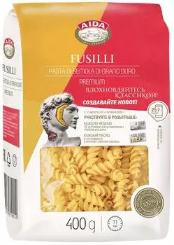 Макароны Aida Fusilli 400г - Vprok.ru Перекрёсток