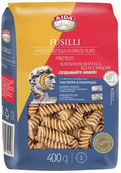 Макароны Aida Fusilli 400г - Vprok.ru Перекрёсток