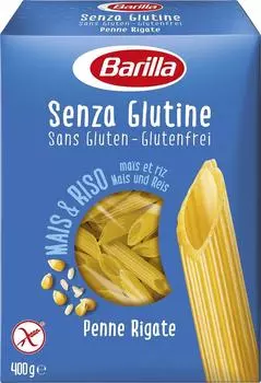 Макароны Barilla Gluten Free Пенне Ригате 400г
