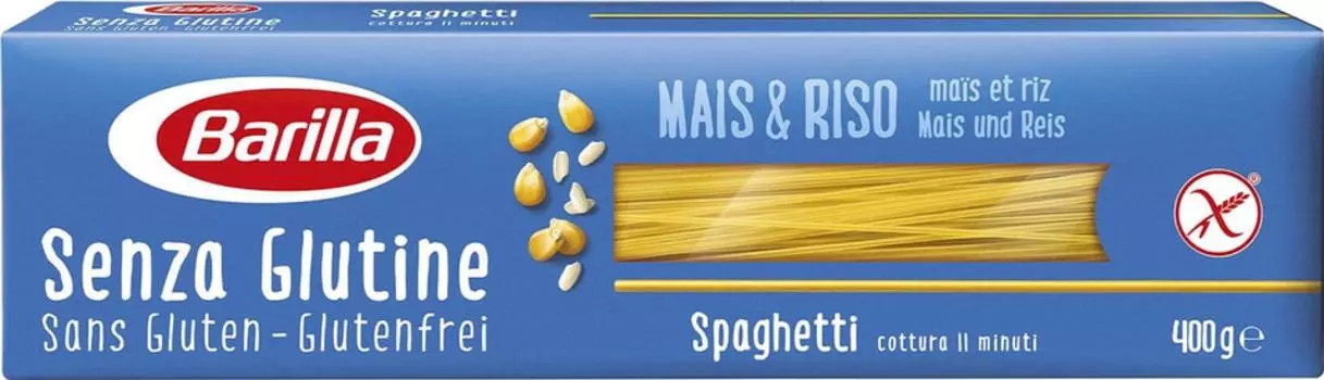 Макароны Barilla Gluten Free Спагетти 400гс доставкой!