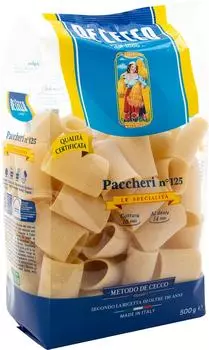 Макароны De Cecco Paccheri №125 500г