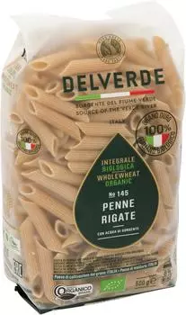 Макароны Delverde Penne Rigate Biologica №145 500г