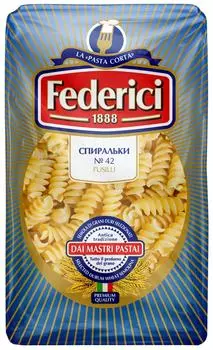Макароны Federici Спиральки 500г - Vprok.ru Перекрёсток