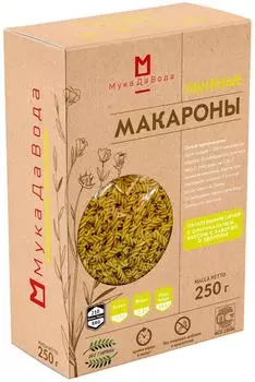 Макароны МукаДаВода Льняные 250г