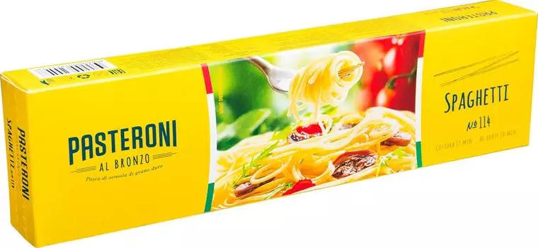 Макароны Pasteroni Spaghetti №114 450г. Закажите онлайн!