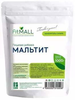 Мальтит Fitmall 1кг - Vprok.ru Перекрёсток
