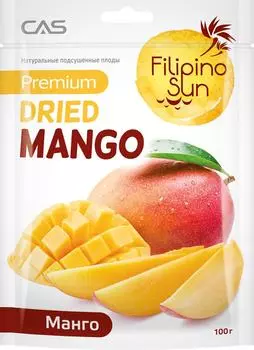 Манго Filipino Sun сушеное 100г