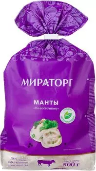 Манты Мираторг По-восточному 800г