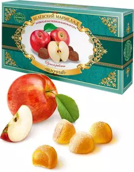 Мармелад Белевская пастильная мануфактура Яблочный 280г