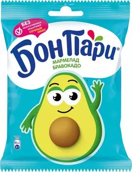 Мармелад Бон Пари жевательный Бравокадо 100гс доставкой!