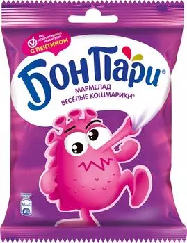 Мармелад Бон Пари жевательный Веселые кошмарики 75г