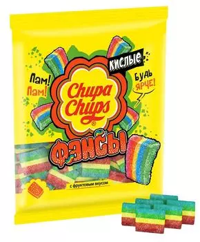 Мармелад Chupa Chups Фансы с фруктовым вкусом 150г