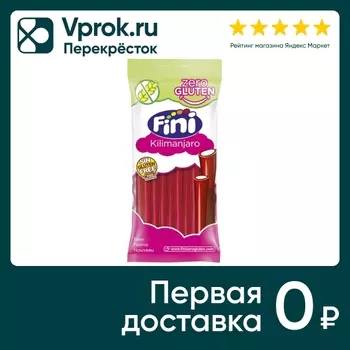 Мармелад Fini жевательный Палочки Клубника Kilimanjaro без глютена 75г