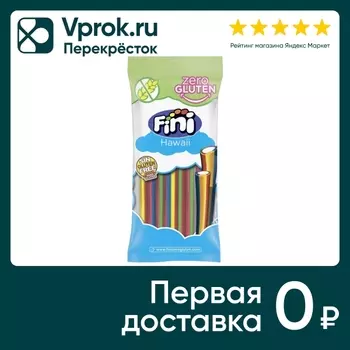 Мармелад Fini жевательный Палочки Разноцветные Hawaii без глютена 75г