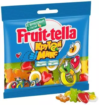 Мармелад Fruit-tella жевательный Крутой микс 150г