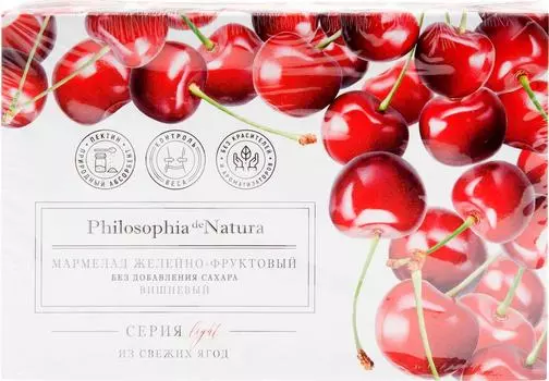 Мармелад Philosophia de Natura желейный с вишней 170г