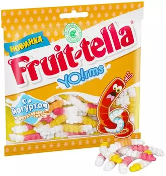 Мармелад жевательный Fruittella Yorms 138г