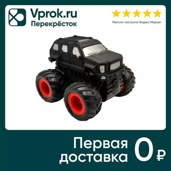 Машинка Motorro Внедорожник инерционная черная