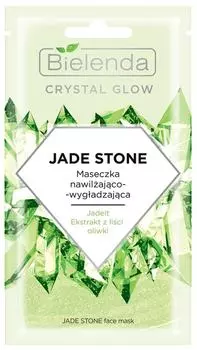 Маска для лица Bielenda Jade stone Crystal glow увлажняющая и укрепляющая 8мл