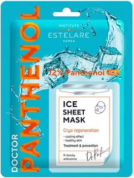 Маска для лица Estelare Doctor Panthenol Крио-регенерация охлаждающая 20г