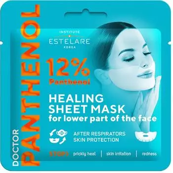 Маска для лица Estelare Doctor Panthenol Восстанавливающая на нижнюю часть лица 12г