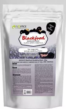 Маска для лица Inoface альгинатная с древесным углем 200г