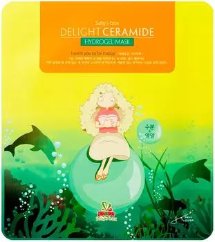 Маска для лица Sally's box Гидрогелевая Море Удовольствий с Керамидами 25г