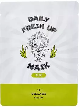 Маска для лица Village 11 Factory Daily Fresh Up Mask Aloe тканевая 20г