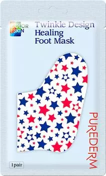 Маска для ног Purederm Звездочки Восстанавливающая 1 пара