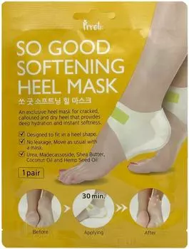 Маска для пяток Preti Heel Mask с маслом Ши 1 пара