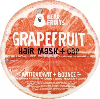 Маска для волос + Шапочка BearFruits Grapefruit Volume Hair Mask &amp; Hair Cap 20мл