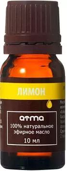 Масло эфирное Atma Лимон 10мл - Vprok.ru Перекрёсток