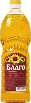 Масло Благо Подсолнечное 650мл