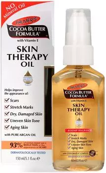 Масло для тела Palmers Против растяжек с маслом какао и маслом шиповника 60мл