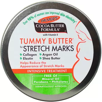 Масло для тела Palmers Против растяжек в области живота с маслом какао и лавандой 125г